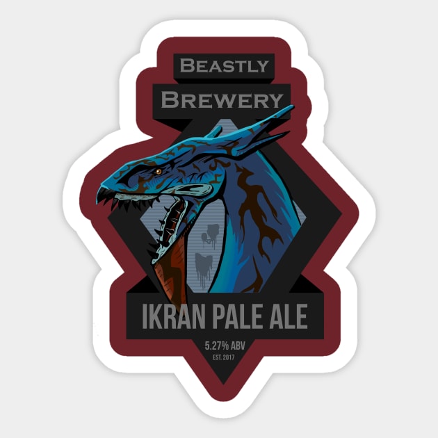 Banshee Pale Ale Sticker by PurplePenguin